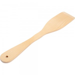 Деревянная фигурная лопатка для тефлоновой посуды Mallony бук, 28.5 см 106739