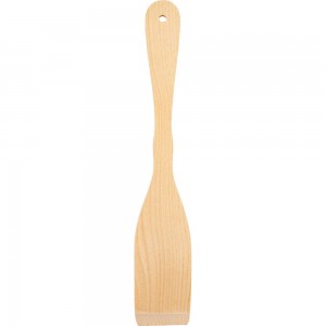 Деревянная фигурная лопатка для тефлоновой посуды Mallony бук, 28.5 см 106739