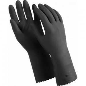 Двухслойные перчатки MANIPULA КЩС-1, размер 10, черные L-U-03 605828