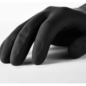 Двухслойные перчатки MANIPULA КЩС-1, размер 10, черные L-U-03 605828
