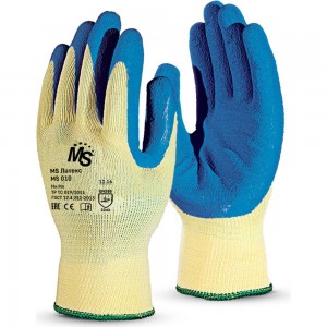 Текстильные перчатки MANIPULA Ms Латекс, покрытие из натурального латекса, р. 10, Ms-141 608559