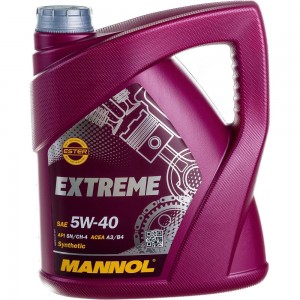 Синтетическое моторное масло MANNOL EXTREME 5W40 4 л 1021