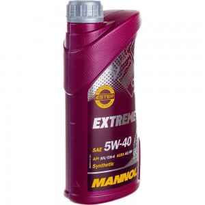 Синтетическое моторное масло MANNOL EXTREME 5W40 1 л 1020