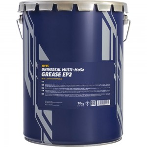 Универсальная литиевая смазка MANNOL EP-2 Multi MoS2 Grease EP2 18 кг 2146