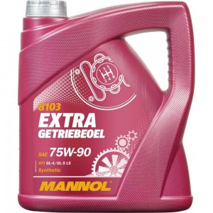 Синтетическое трансмиссионное масло MANNOL EXTRA GETRIEBEOEL 75W90 4 л 1353