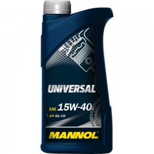 Минеральное моторное масло MANNOL UNIVERSAL 15W40 1 л 1220
