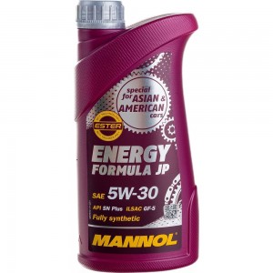 Синтетическое моторное масло MANNOL ENERGY FORMULA JP 5W30 1 л 1059