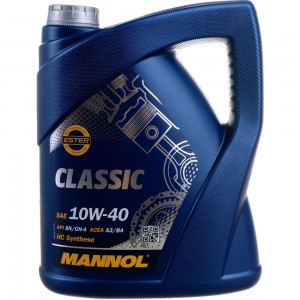 Полусинтетическое моторное масло MANNOL CLASSIC 10W40 5 л 1155