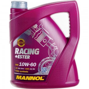 Синтетическое моторное масло MANNOL RACING ESTER 10W-60, 4 л 4037