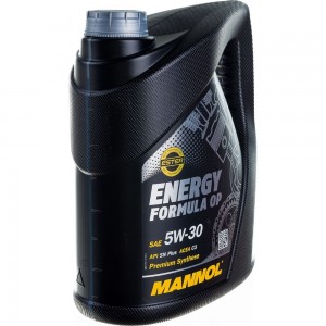 Синтетическое моторное масло MANNOL ENERGY FORMULA OP 5W-30, 4 л 1077