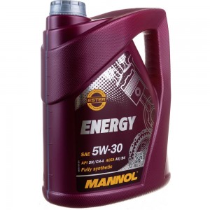 Синтетическое моторное масло MANNOL ENERGY 5W30 5 л 75115