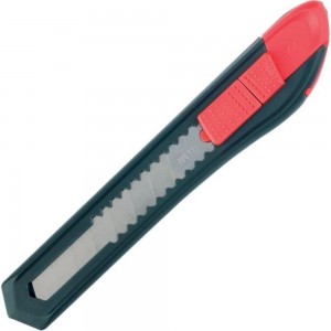 Канцелярский нож MAPED Start 18 мм, фиксатор, корпус черно-красный, европодвес 235472
