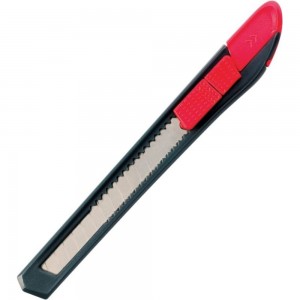 Канцелярский нож MAPED Start 9 мм, фиксатор, корпус черно-красный, европодвес 235474