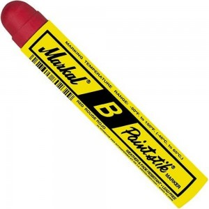 Твёрдый маркер-краска Markal B Paintstik, красный 80222