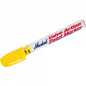 Маркер-краска Markal Valve Action, промышленный, универсальный, 3 мм, жёлтый 96821