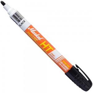 Термостойкий маркер-краска до 1000C Markal Pro-Line HT, 3 мм, чёрный 97303