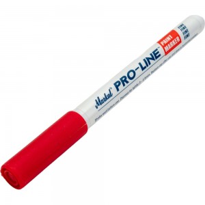Маркер-краска с тонким наконечником Markal Pro-Line Fine промышленный, 1,5 мм, красный 96874