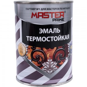 Термостойкая эмаль Master Prime белый, 0.8 кг 4300006840