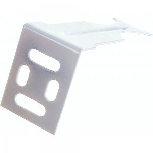 Универсальный угловой кронштейн для радиатора, белый 2шт MasterProf MP ИС.030133