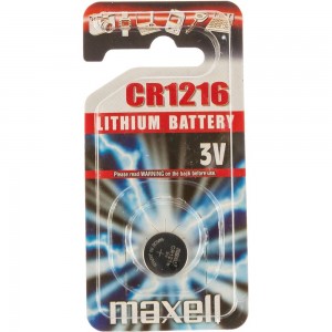 Литиевая батарейка MAXELL CR1216 BL-1 11238800