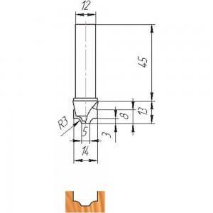 Фреза МебельДрев ФК 0452 4627198885477