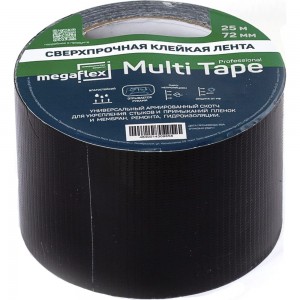 Универсальная сверхпрочная клейкая лента Megaflex multi tape 72 мм, 25 м MEGMU.72.25
