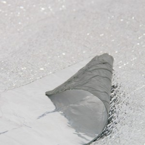 Самоклеящаяся бутил-каучуковая лента-герметик на алюминиевой основе Megaflex butyl band (100 мм х 3 м) MEGBU.100.3