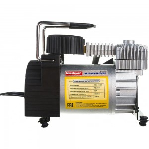 Поршневой компрессор 150PSI 35л/мин, 14А с улучшенным охлаждением MEGAPOWER M-12001