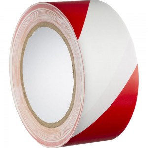 ПВХ лента для разметки Mehlhose GmbH толщина 150 мкм, цвет красно-белый KMSY05033