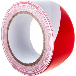 ПВХ лента для разметки Mehlhose GmbH толщина 150 мкм, цвет красно-белый KMSY05033