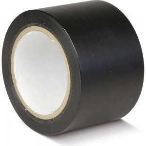 ПВХ лента для разметки Mehlhose GmbH толщина 150 мкм, цвет черный KMSS05033