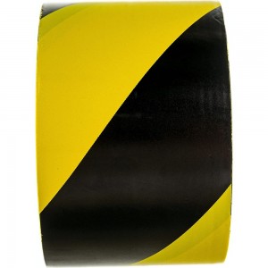 Лента ПВХ для разметки Mehlhose GmbH толщина 150 мкм цвет желто-черный KMSW07533