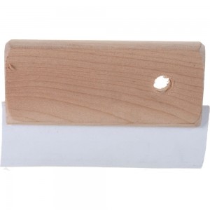 Резиновый шпатель для затирки швов с деревянной ручкой 100мм Мелодия цвета 1209210