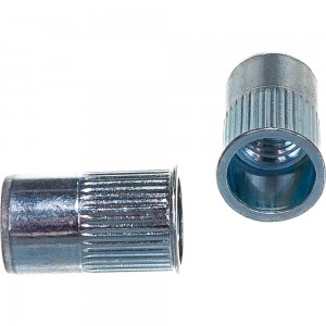 Заклепка резьбовая стальная цилиндрическая с насечкой (50 шт; М8; уменьшенный борт) MESSER 212208S-50