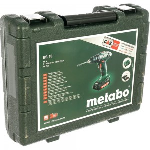 Аккумуляторный винтоверт Metabo BS 18 602207550