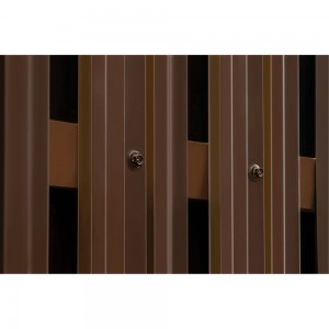 Металлический двухсторонний штакетник Металлика (коричневый; 10 штук; высота 1,8 метра) 1,8-8017/8017 1,8-8017/8017