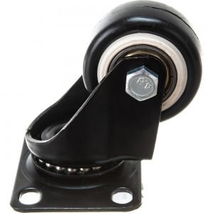 Колесо поворотное черная резина 40 мм MFK-TORG 4053040