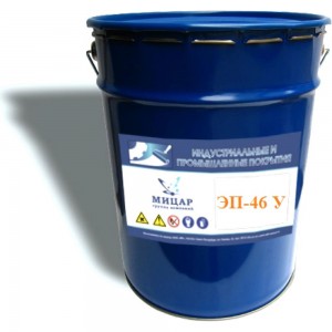 Антикоррозийная эмаль для подводного борта Мицар ЭП-46 20 кг 0,4 кг, черная УТ000010774