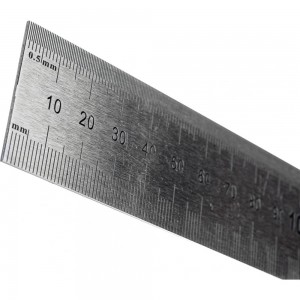 Измерительная металлическая линейка 1000х35 Micron МИК 34313
