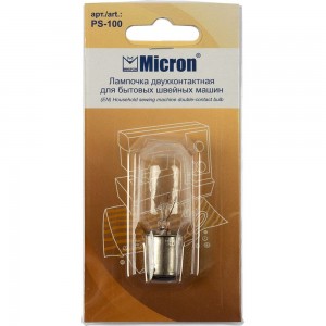 Овальная лампочка Micron 56 мм PS-100 383886