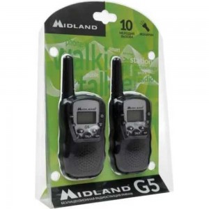 Комплект радиостанций MIDLAND G5 black 2 шт. С1357