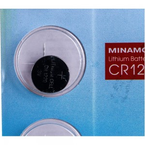 Батарейка Minamoto литий CR1220, 5 card 81220