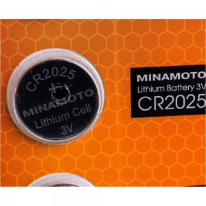 Батарейка Minamoto литий CR2025, 5 card 801
