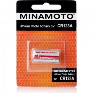 Батарейка Minamoto CR123, 1 card 856