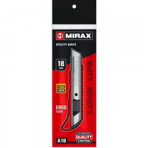 Нож MIRAX с автостопом, сегментированные лезвия 18 мм 09127