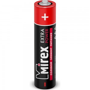 Батарея Mirex, солевая R03 / AAA 1,5V 2 шт shrink 23702-ER03-S2