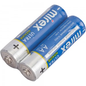 Батарея Mirex, щелочная LR6 / AA 1,5V 2 шт shrink 23702-LR6-S2
