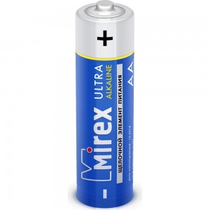 Батарея Mirex, щелочная LR6 / AA 1,5V 4 шт shrink 23702-LR6-S4