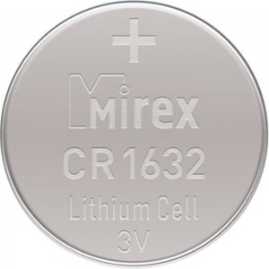 Батарея Mirex, литиевая CR1632 3V 4 шт ecopack 23702-CR1632-E4