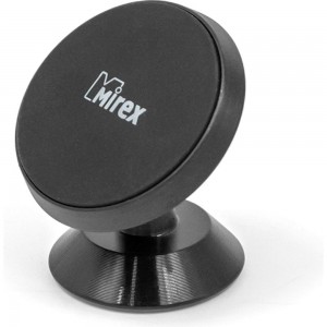 Держатель телефона для авто Mirex N7 мини магнитный, самоклеящийся, на шарнире, чёрный 13709-MCPH07BK